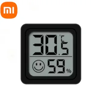 Zwarte Mijia temperatuur- en luchtvochtigheidsmeter met digitaal display