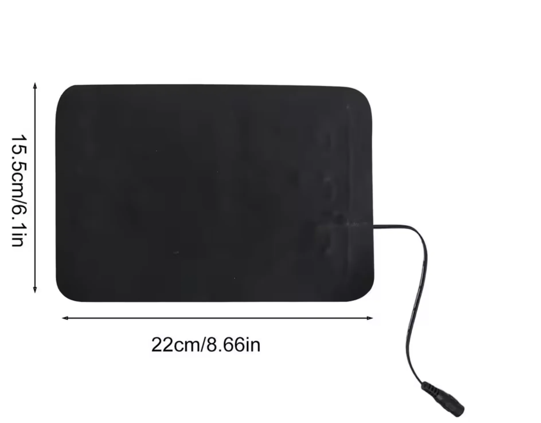 Warmtemat voor zaailingen 22 x 15,5 cm met aansluitkabel