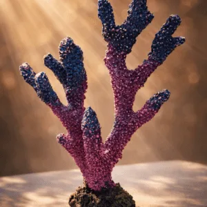 Paars-roze koraal ornament voor aquarium